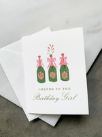 Elitaire Boutique Champagne Birthday Card