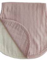 Elitaire Petite Muslin 2-Pack Burp Cloth in Blush/Fog