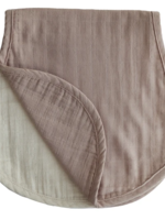 Elitaire Petite Muslin 2-Pack Burp Cloth in Natural/Fog