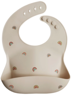 Elitaire Petite Rainbows Silicone Bib