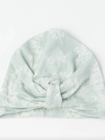 Elitaire Petite Girl's Turban in Fern - 0 to 6M