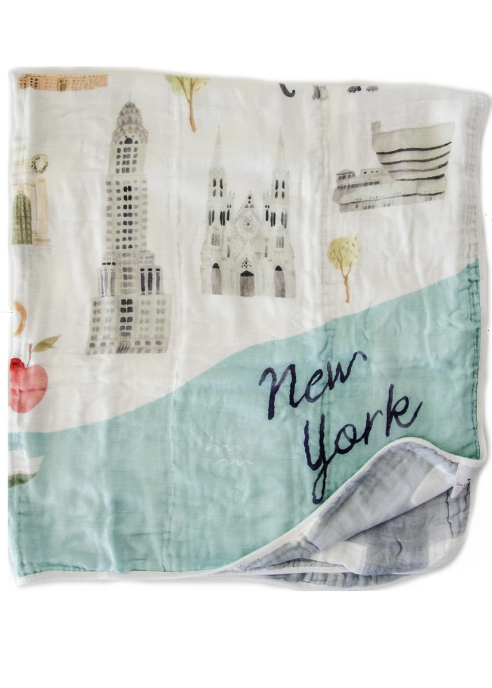 Elitaire Petite Muslin Quilt Blanket - New York City