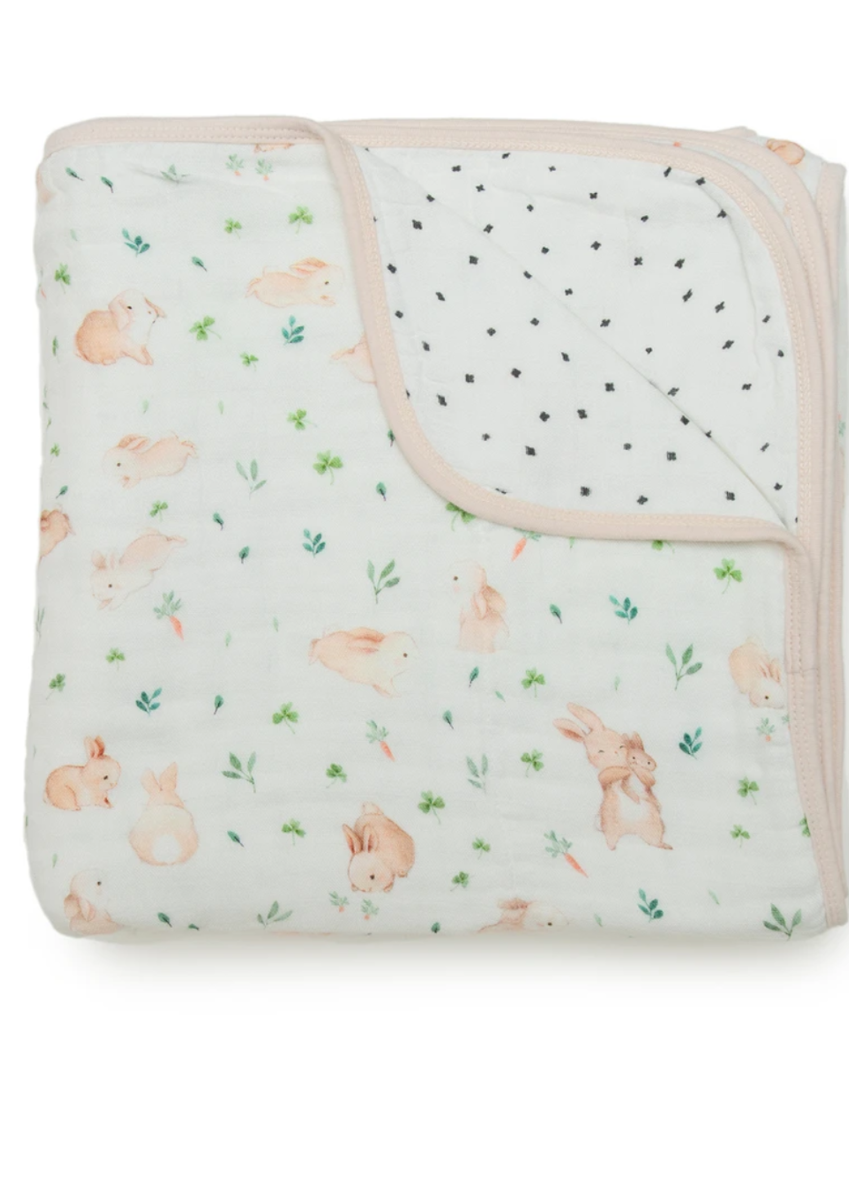 Elitaire Petite Muslin Quilt Blanket - Bunny Meadow