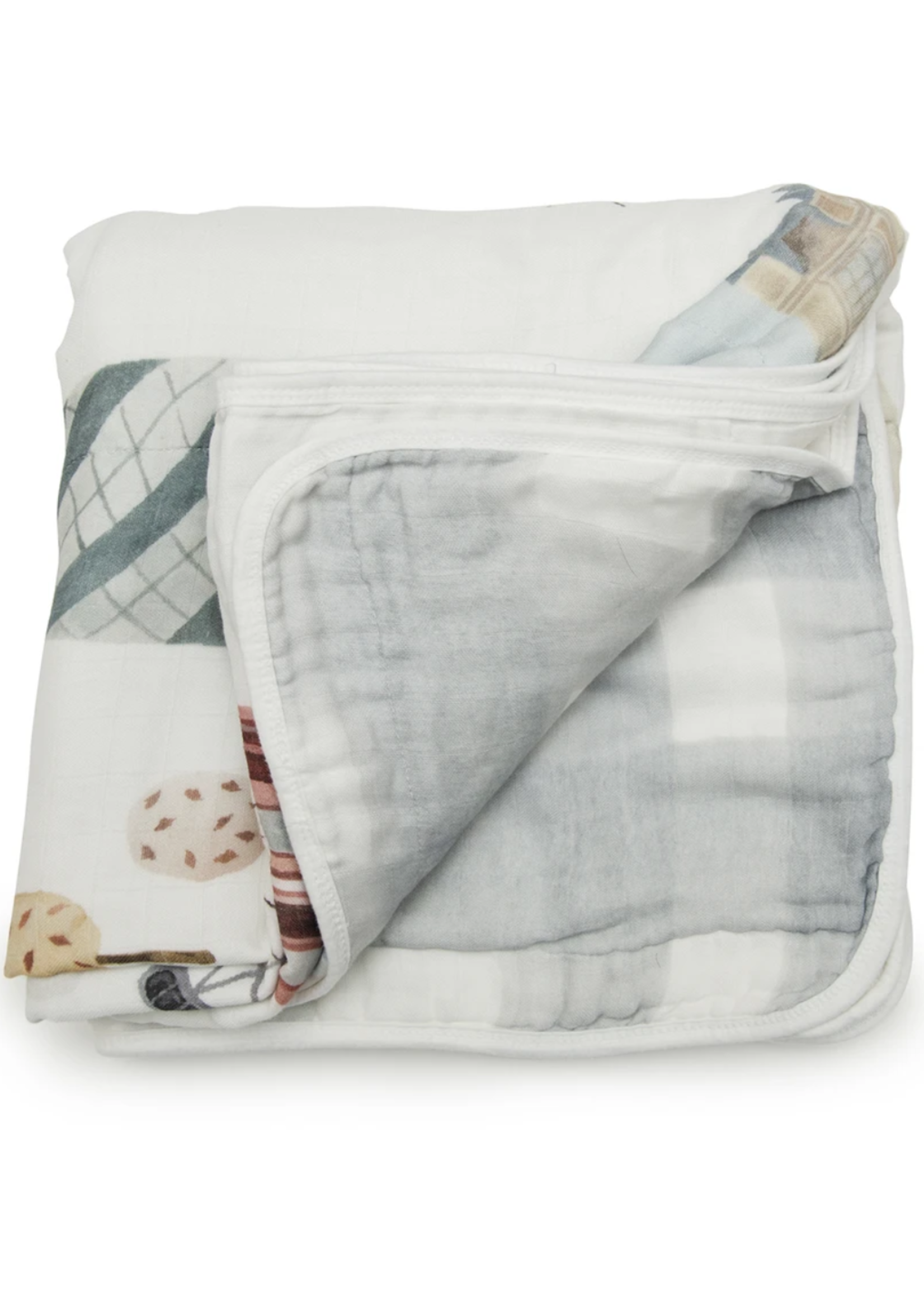 Elitaire Petite Muslin Quilt Blanket - London