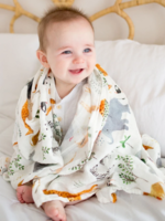 Elitaire Petite Muslin Swaddle - Safari Jungle