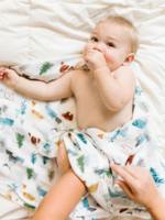 Elitaire Petite Muslin Swaddle - Adventure Begins