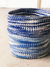 Royal Blue Large Storage Basket - Elitaire Boutique