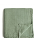 Elitaire Petite Muslin Organic Cotton Swaddle in Sage