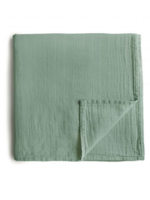 Elitaire Petite Muslin Organic Cotton Swaddle in Roman Green