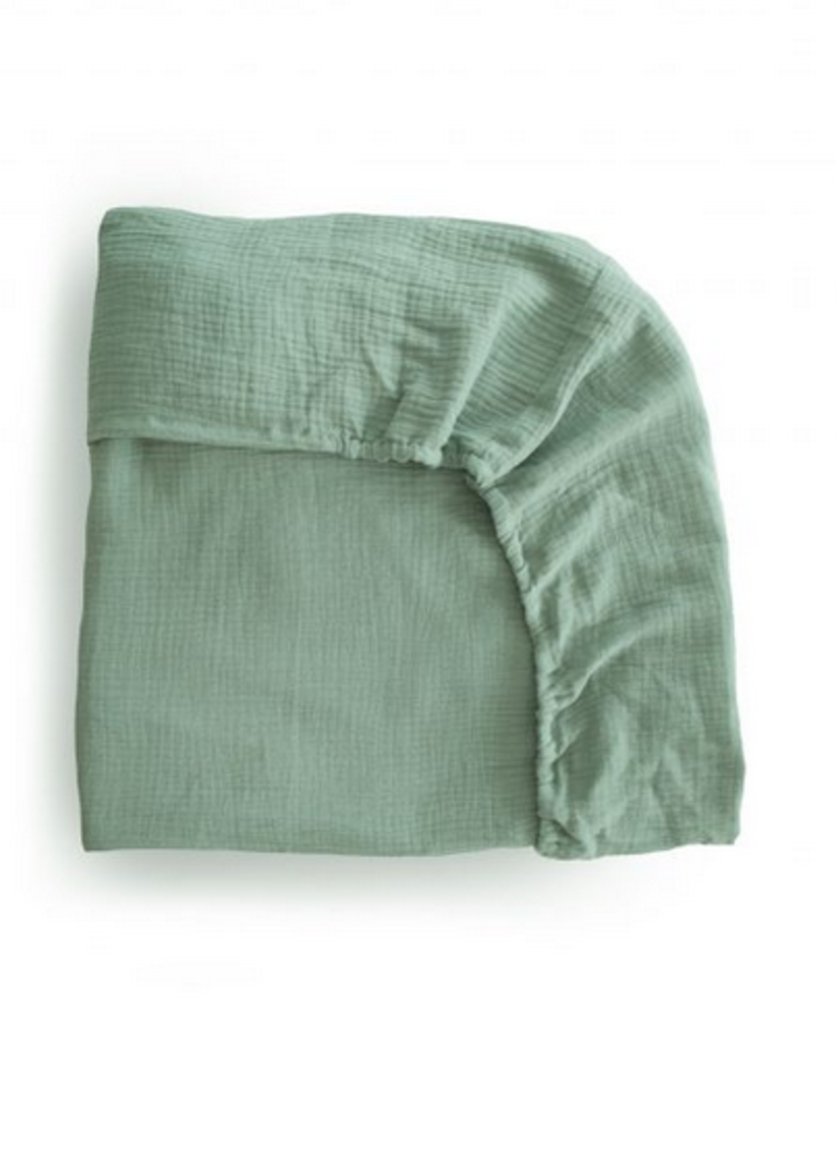 Elitaire Petite Extra Soft Muslin Crib Sheet in Roman Green