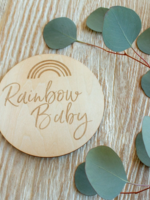 Elitaire Petite Rainbow Baby Milestone Disc