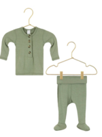 Elitaire Petite Marley Sage Top & Bottom Set NB - 3M