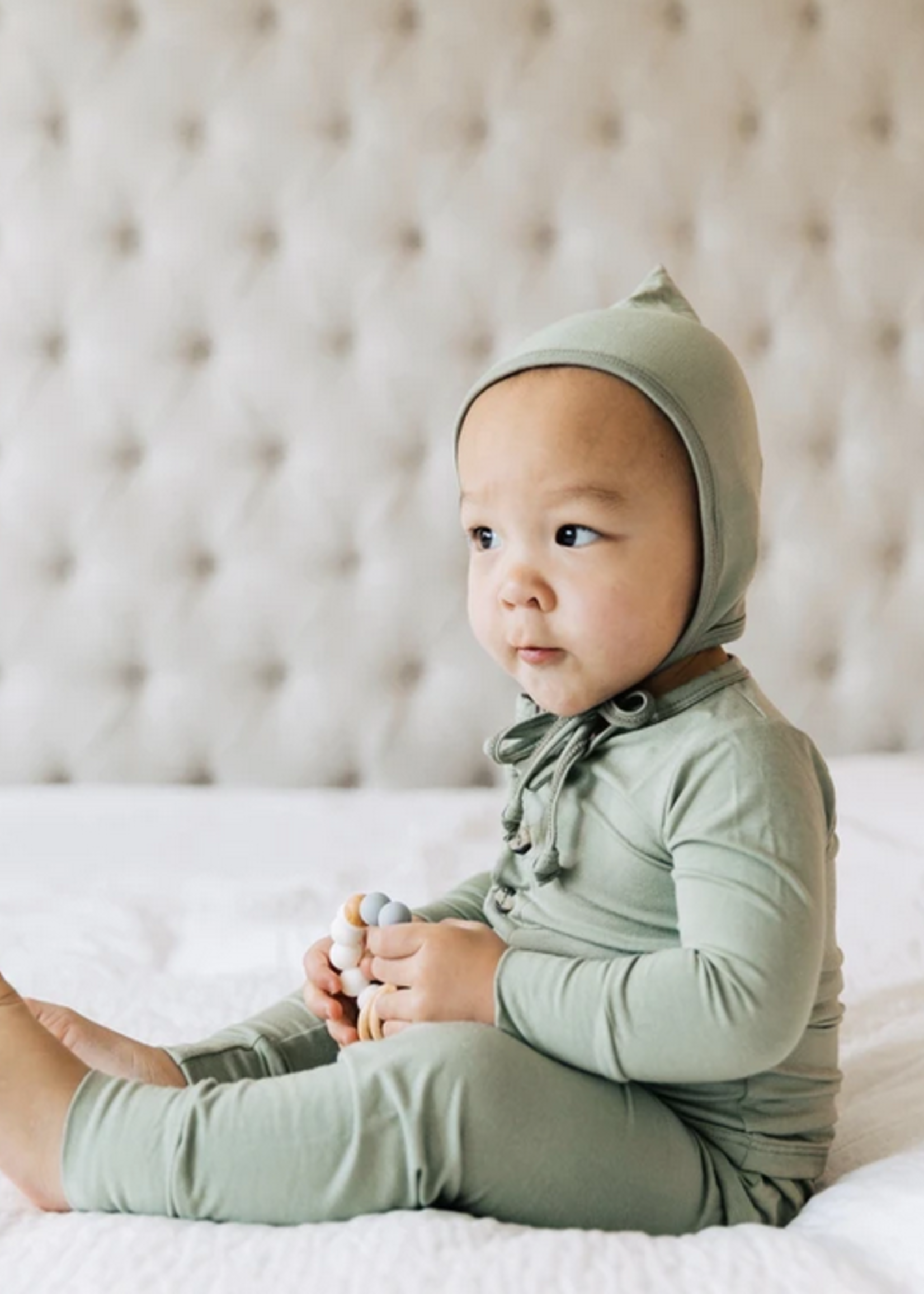 Elitaire Petite Marley Sage Top & Bottom Set NB - 3M