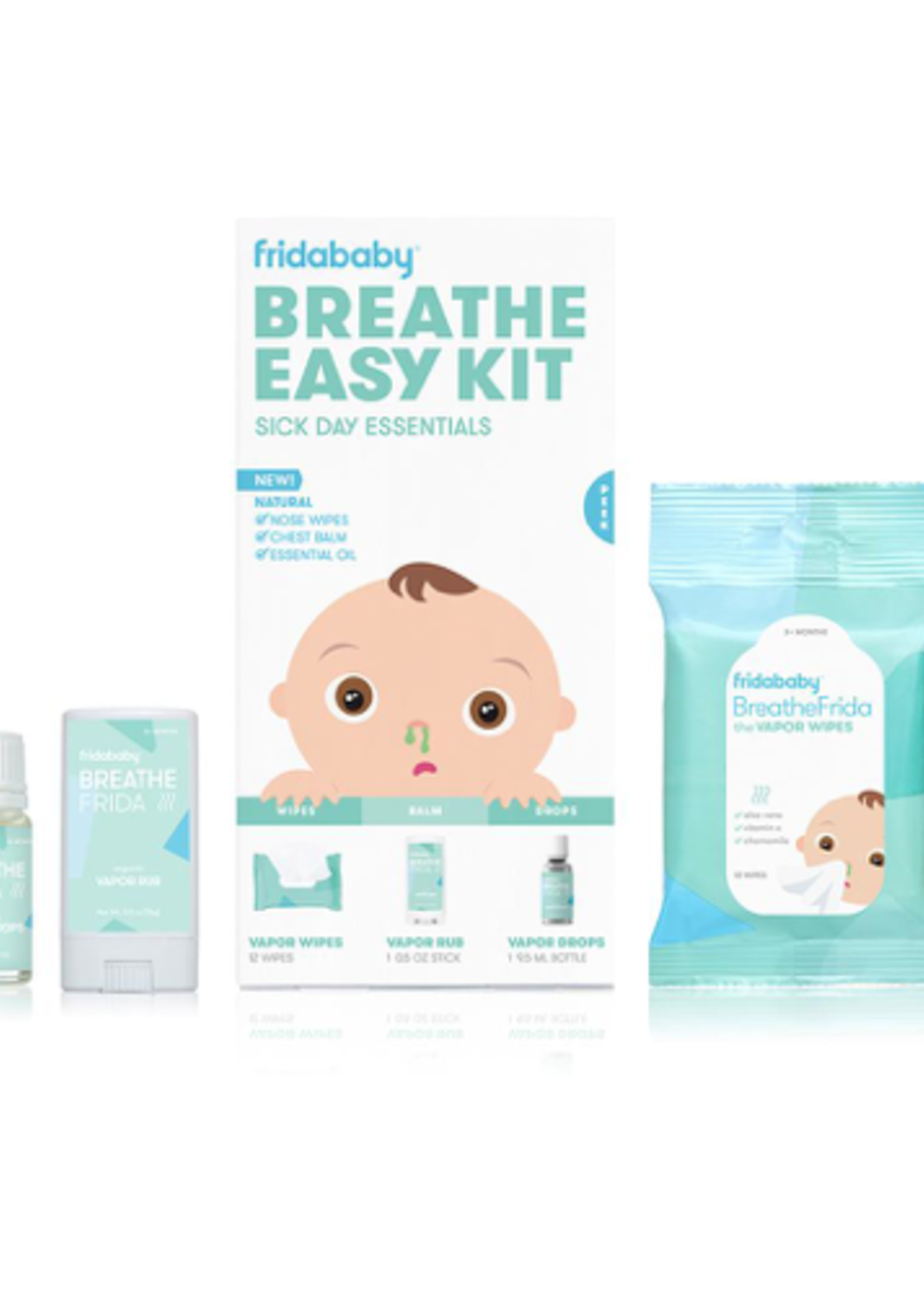 BreatheFrida the BoogerWiper Nose + Chest Wipes – Frida