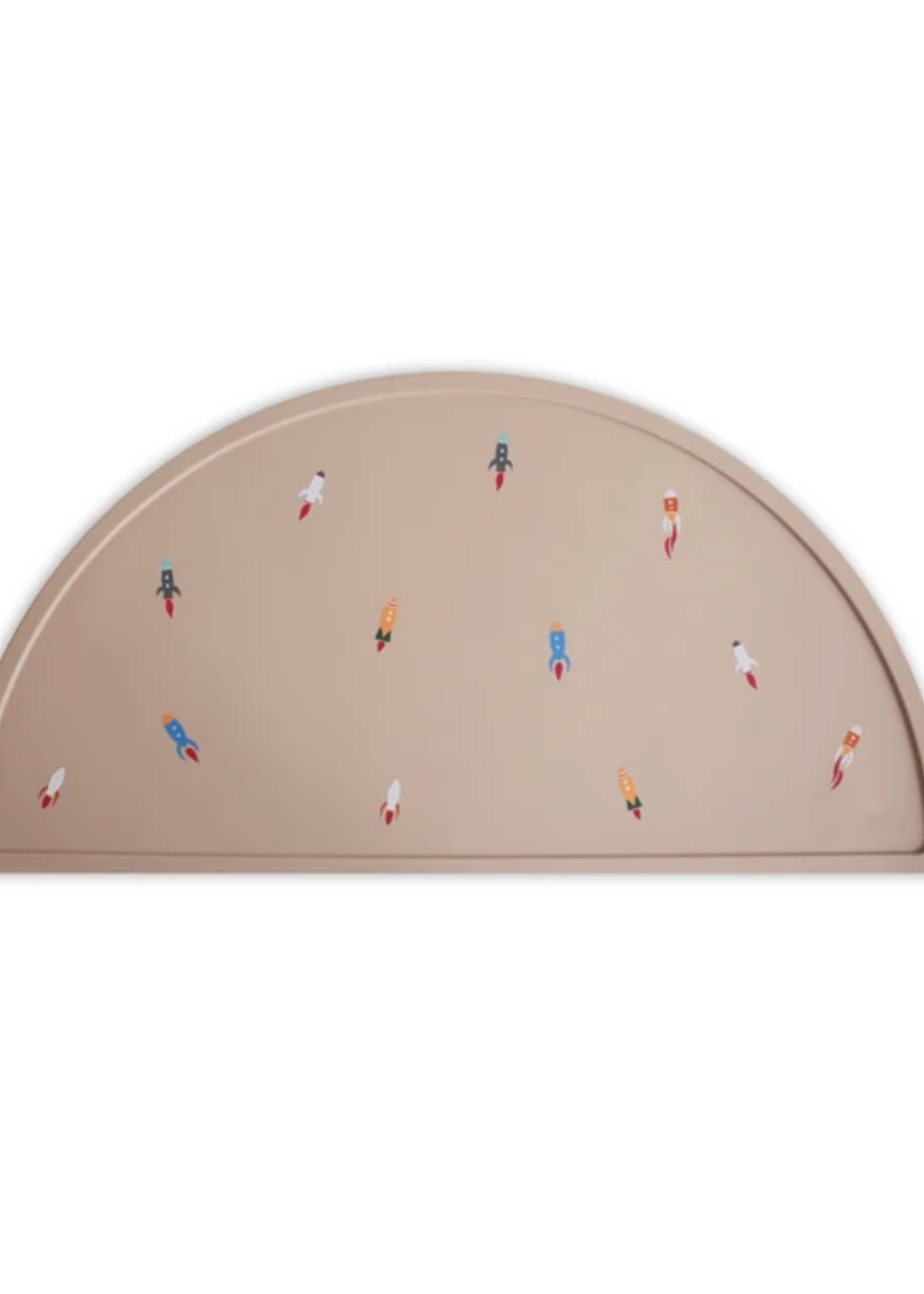 Elitaire Petite Rocket Ship Silicone Placemat