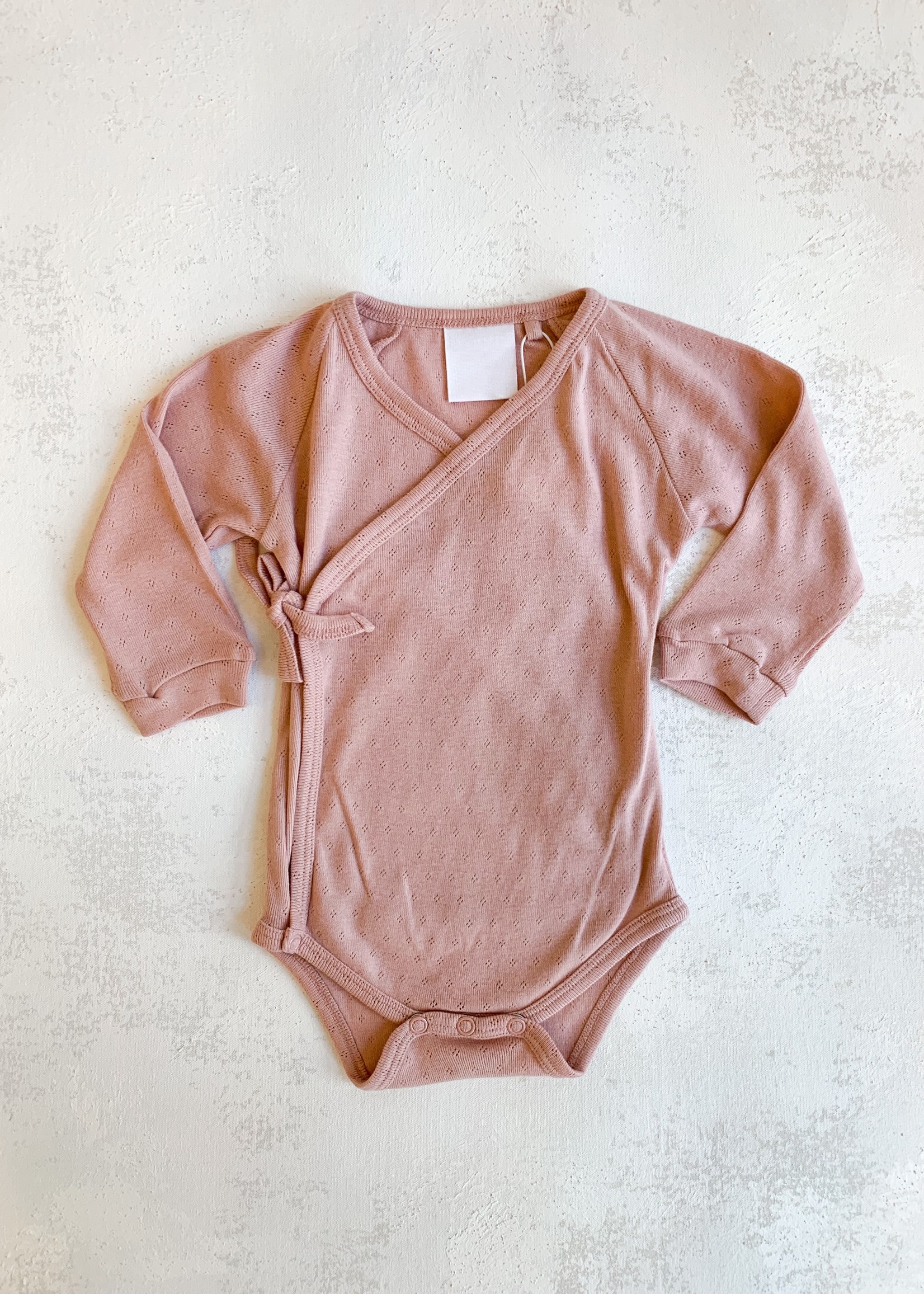 Elitaire Petite Organic Baby Bodysuit in Pink