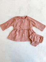 Elitaire Petite Marnie Pink Pinecone Dress