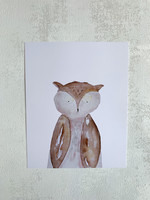 Elitaire Petite Owl Watercolor