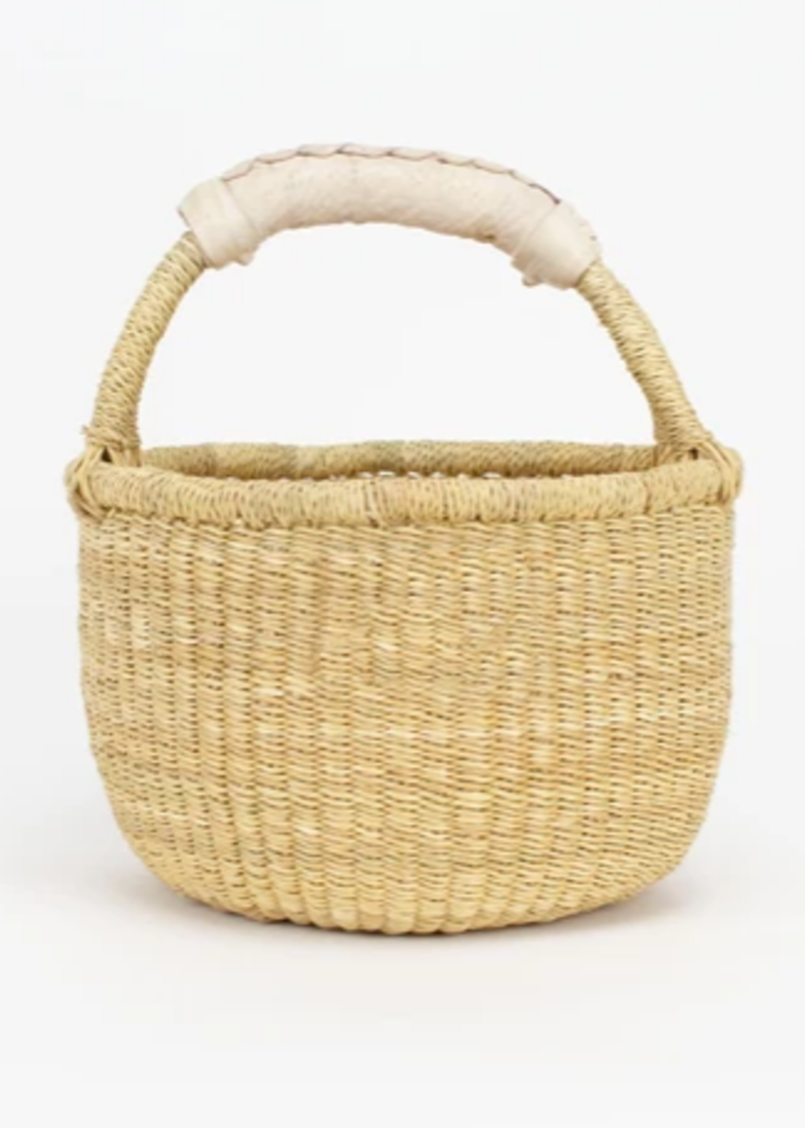 Elitaire Petite Kandiga Mini Bolga Basket-Natural Handle