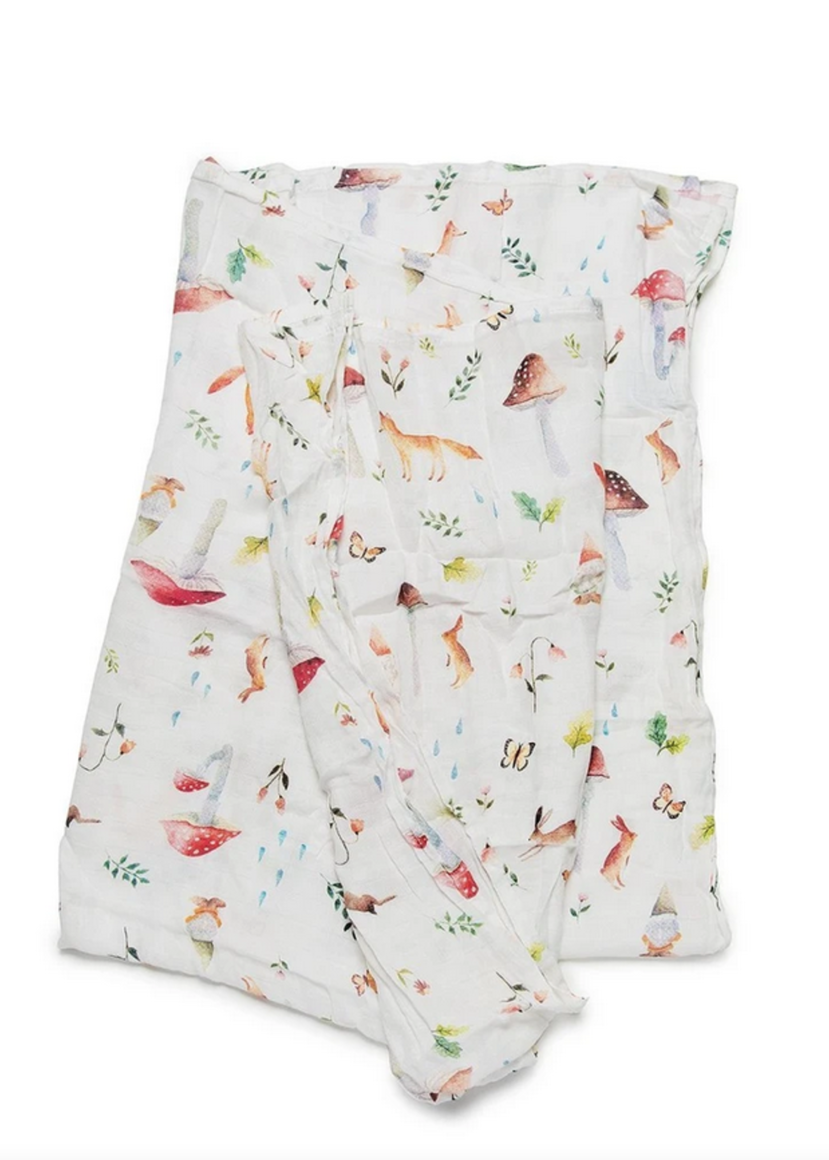 Elitaire Petite Muslin Swaddle - Woodland Gnome