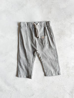 Elitaire Petite Bosun Beige Stripe Cotton Pants