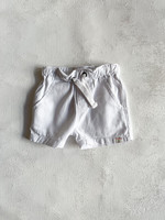 Elitaire Petite Hugo Twill Shorts in White