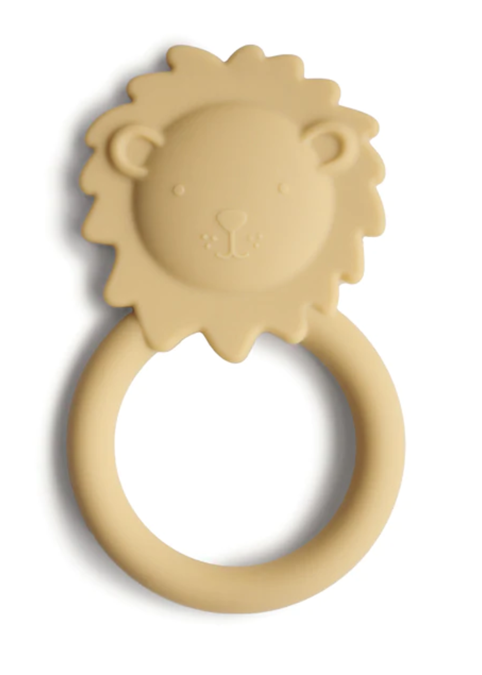 Elitaire Petite Lion Teether in Soft Yellow