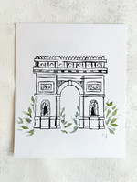 Elitaire Petite Arc de Triomphe Watercolor