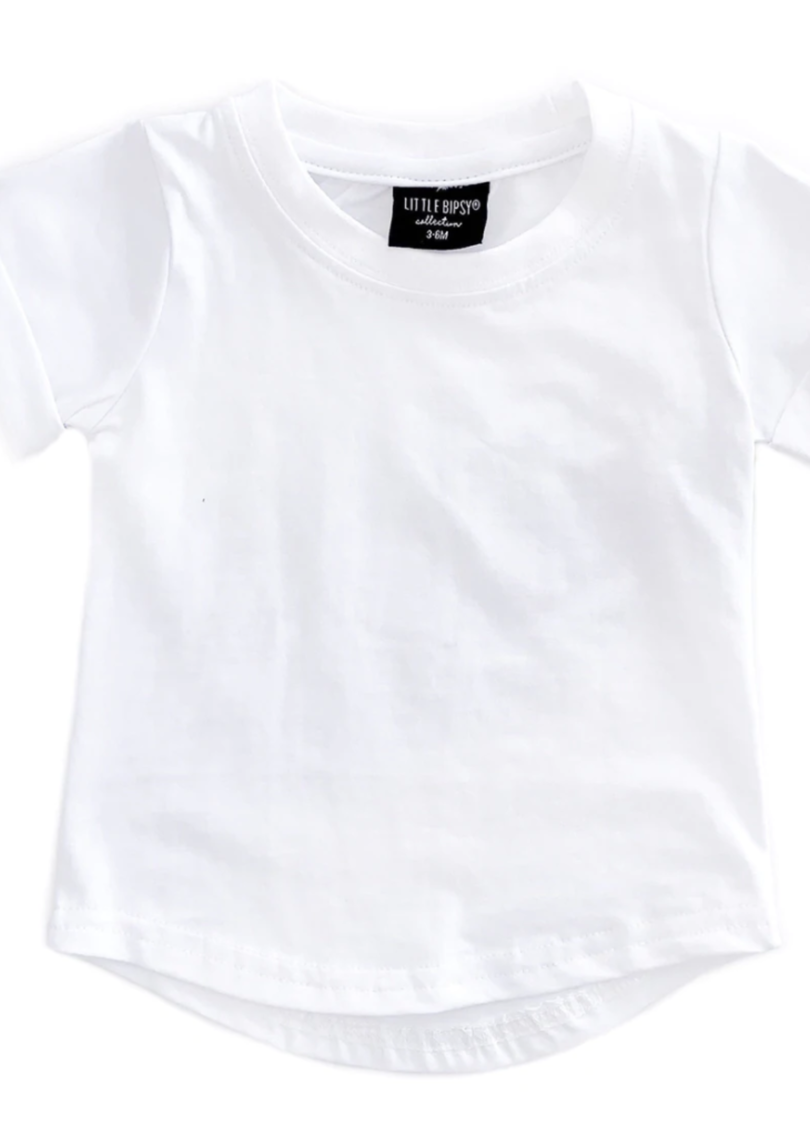 Elitaire Petite Basic Tee in White