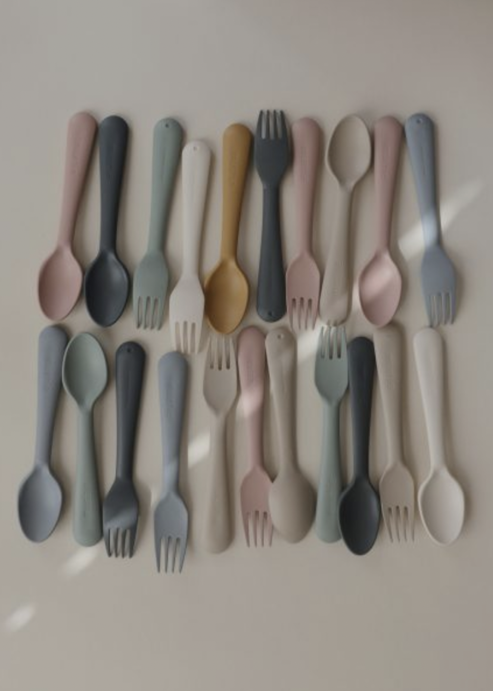 Elitaire Petite Powder Blue Fork & Spoon Set