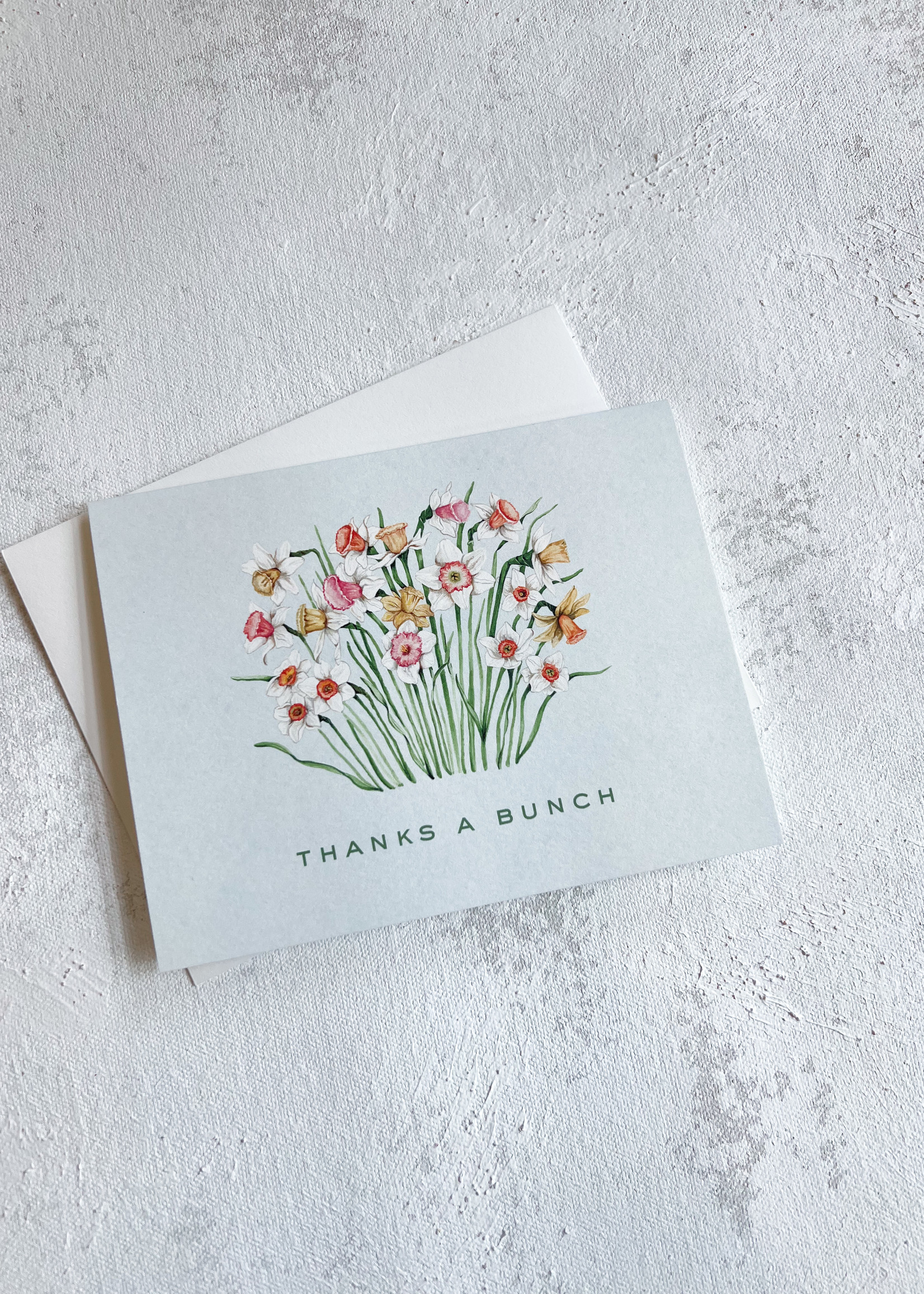 Elitaire Boutique Daffodils Thank You Card