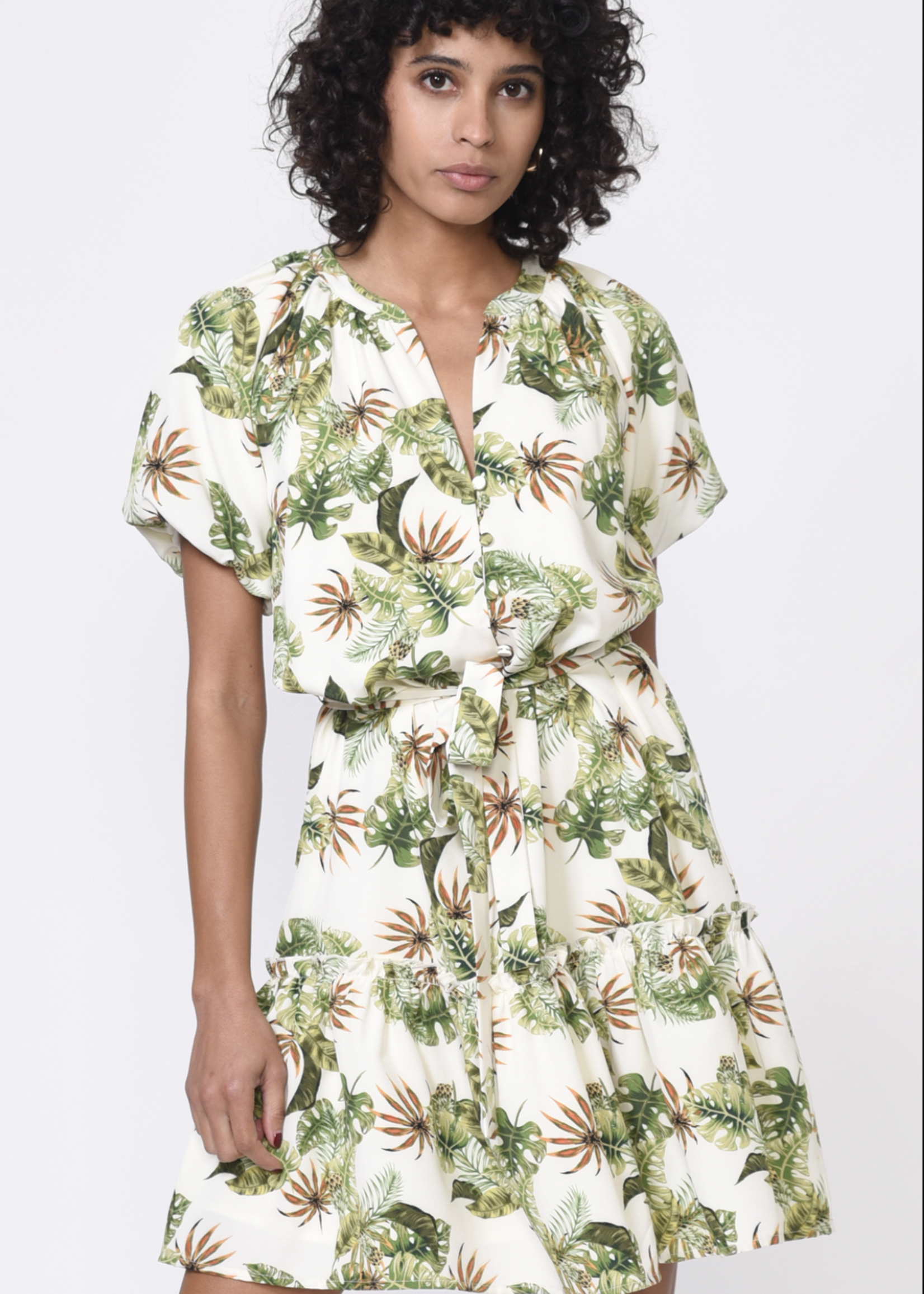 Elitaire Boutique Valencia Tropical Short Dress