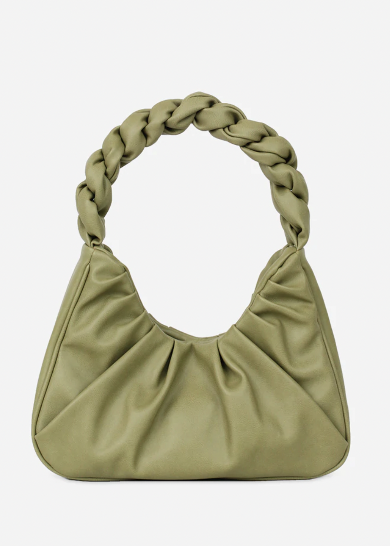 The Oversized Croissant Bag in Fern - Elitaire Boutique