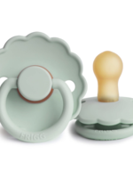 Elitaire Petite FRIGG Daisy Natural Rubber Pacifier in Seafoam (0-6 Months)