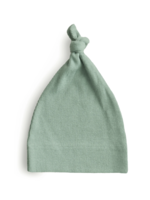Elitaire Petite Ribbed Baby Beanie in Roman Green (0-3M)