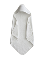 Elitaire Petite Organic Cotton Hooded Towel in Pearl