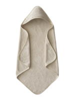 Elitaire Petite Organic Cotton Hooded Towel in Fog