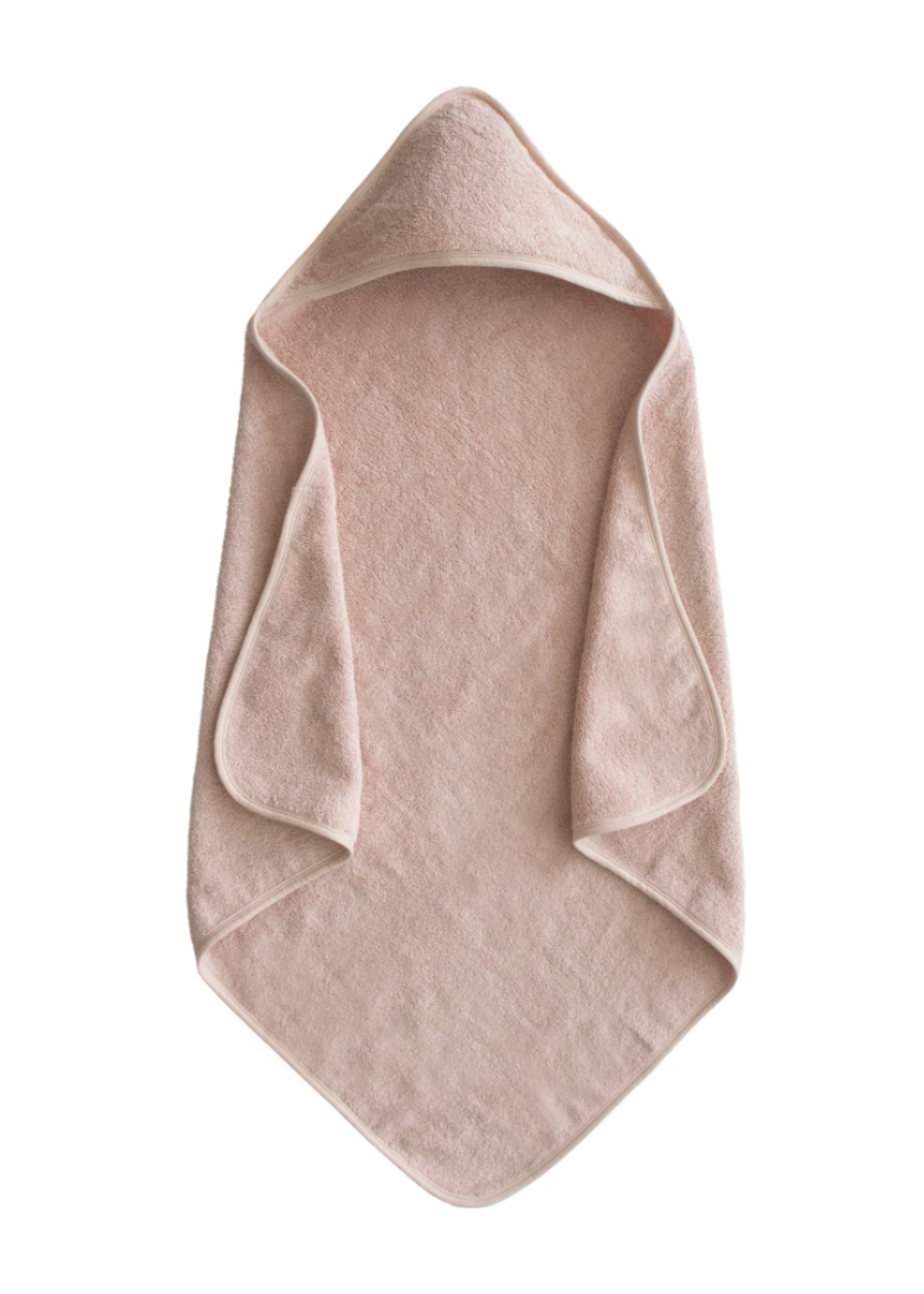 Elitaire Petite Organic Cotton Hooded Towel in Blush