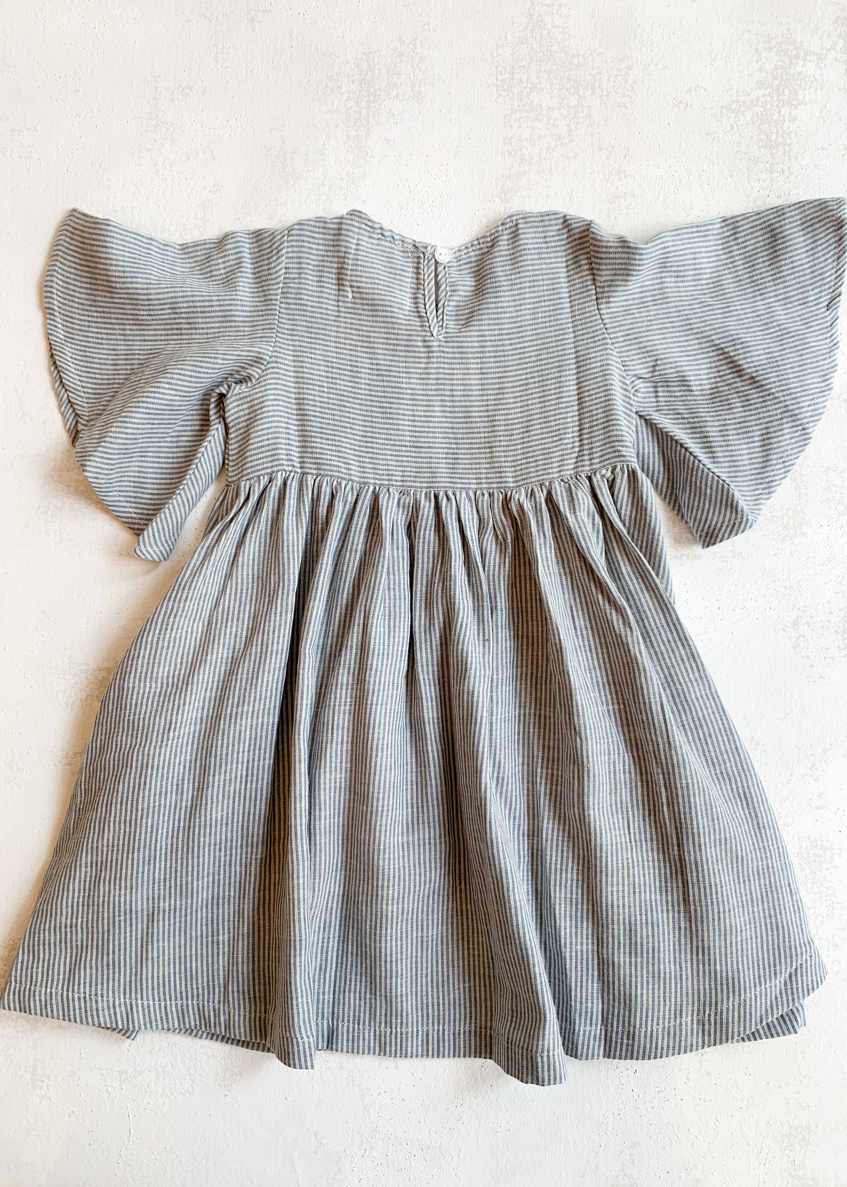 Elitaire Petite Korin Blue Stripe Bubble & Dress