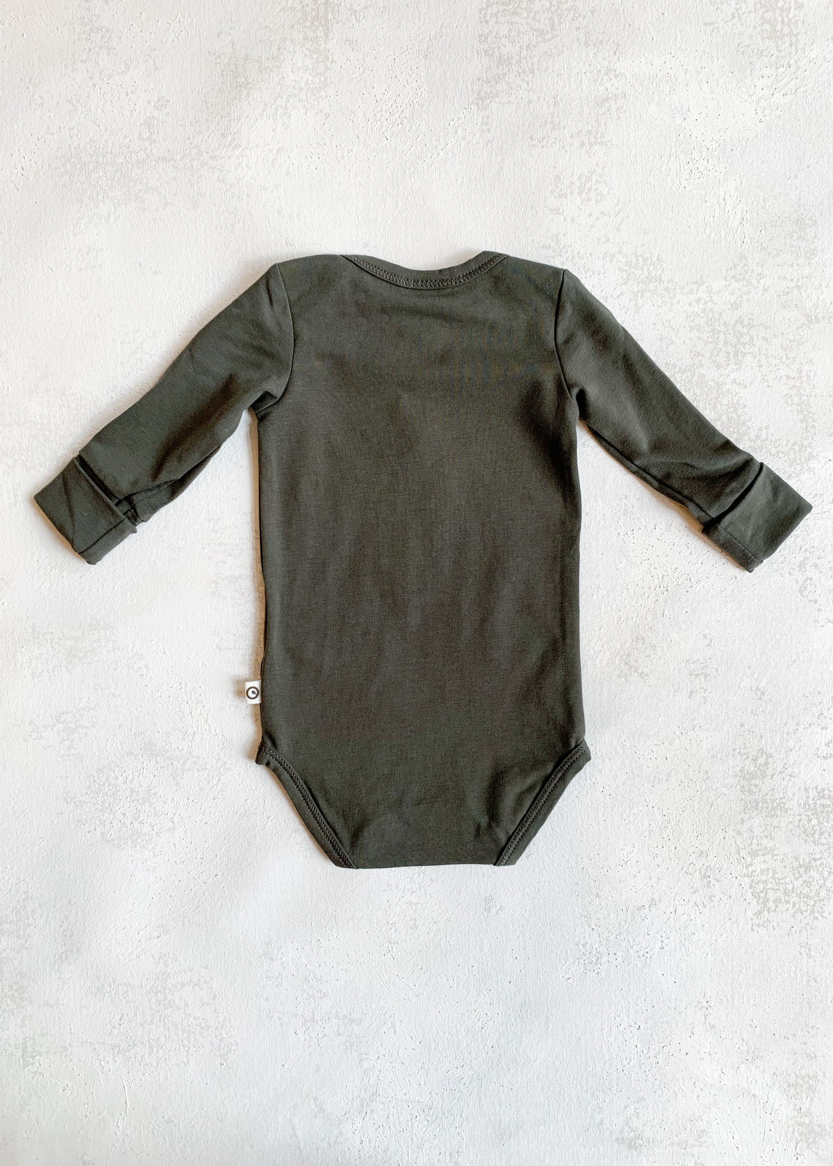 Elitaire Petite Cozy Me Bodysuit  in Deep Green