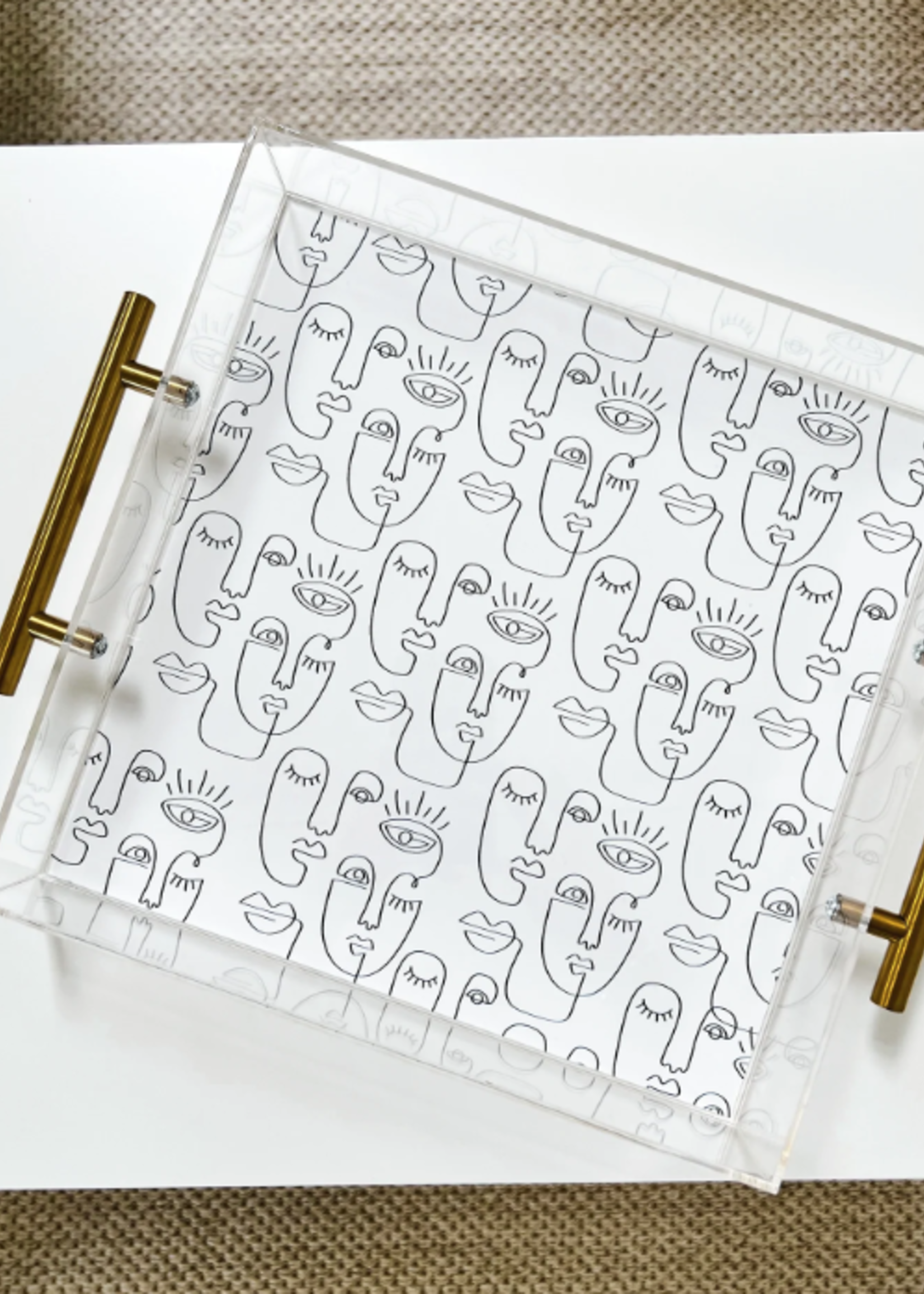 Elitaire Boutique Two Faced Large Tray