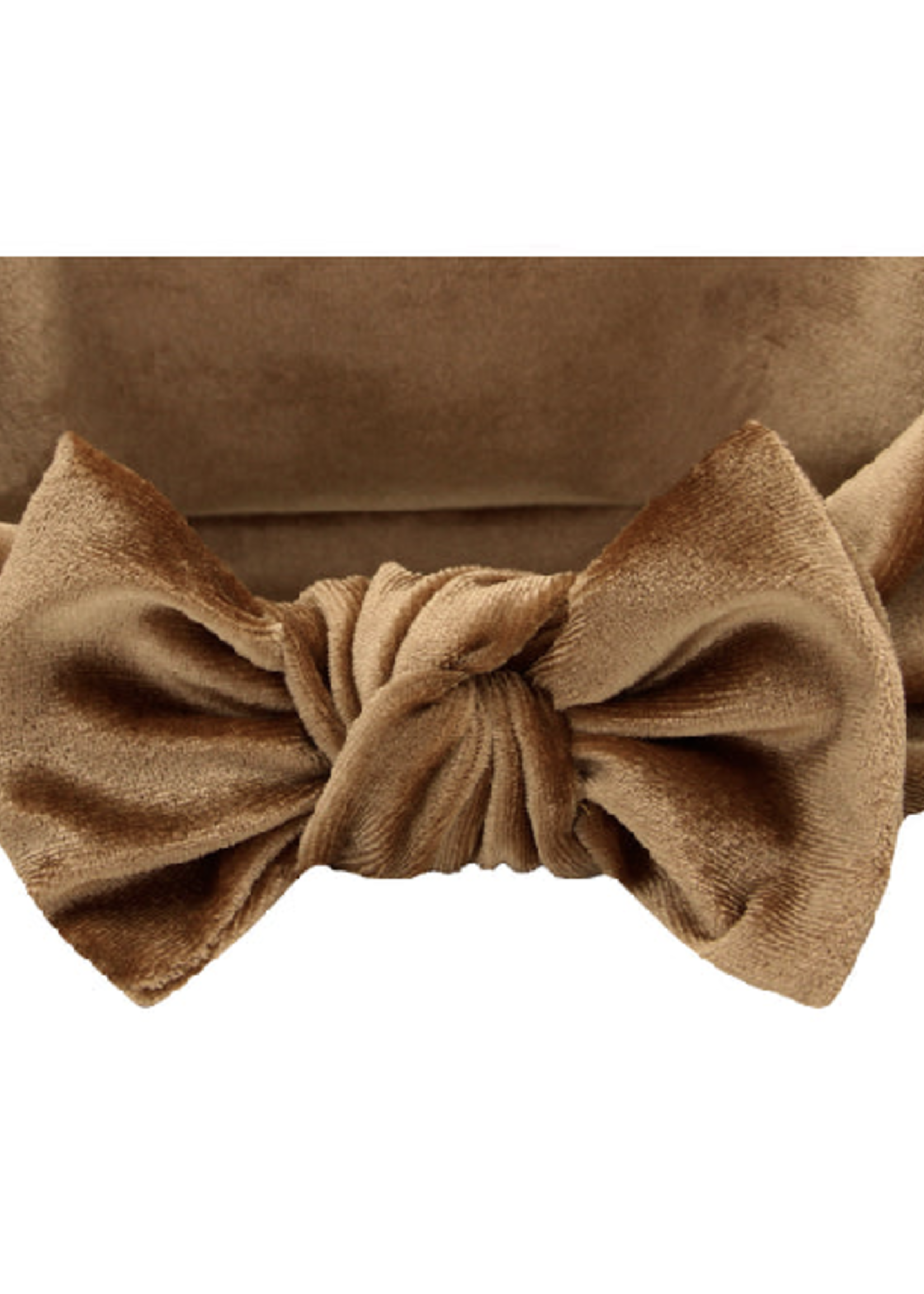 Elitaire Petite Velvet Headband - Cinnamon