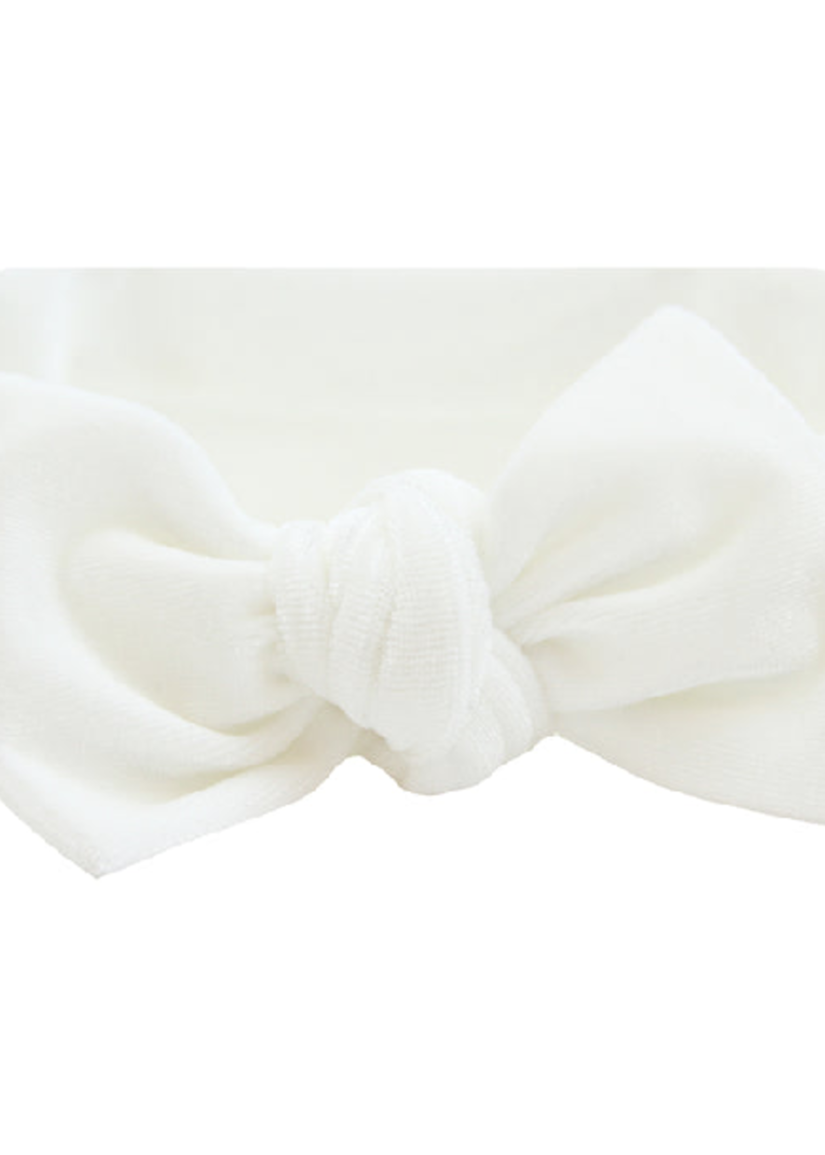 Elitaire Petite Velvet Headband - Ivory