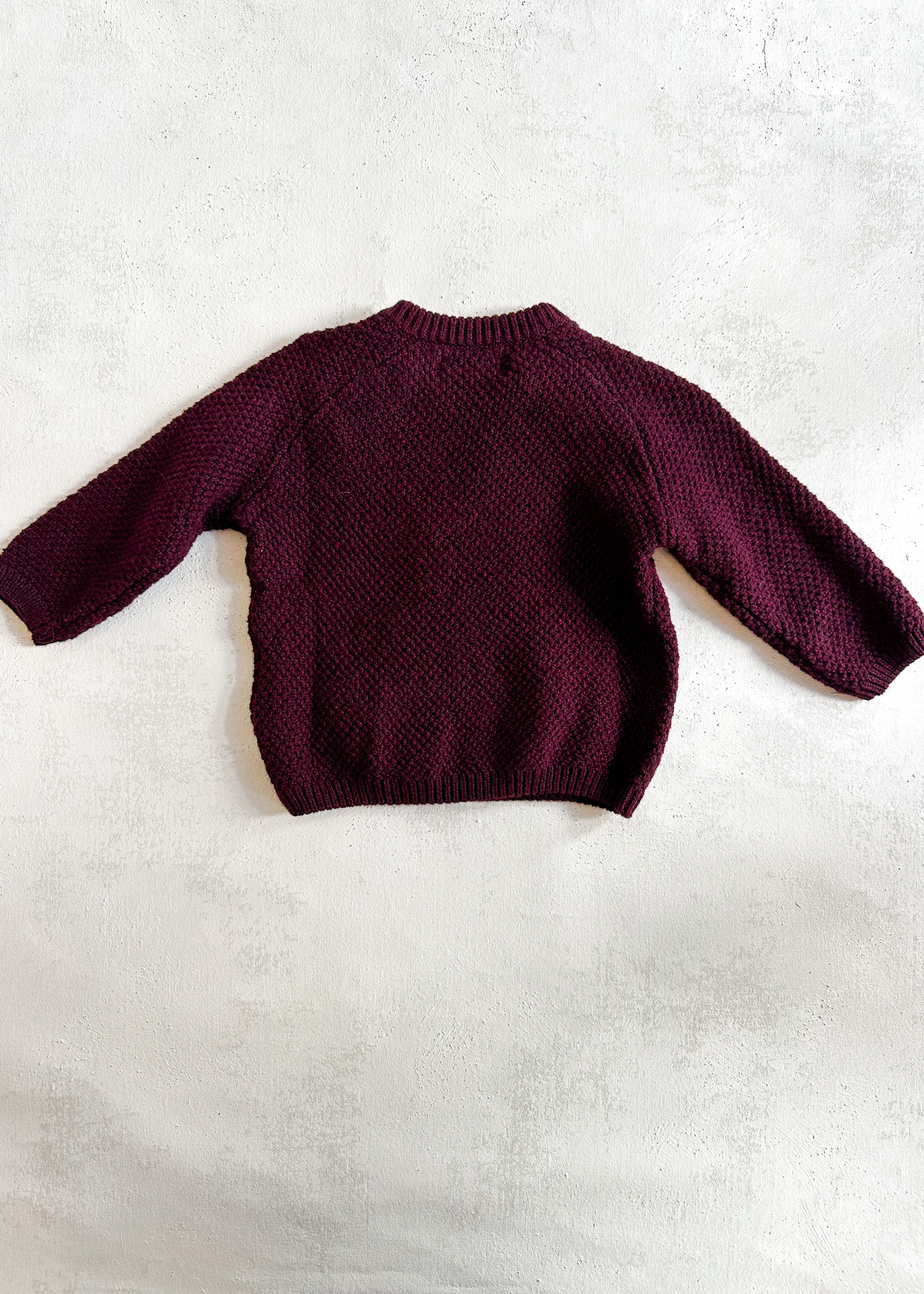 Elitaire Petite Morrison Sweater in Burgundy