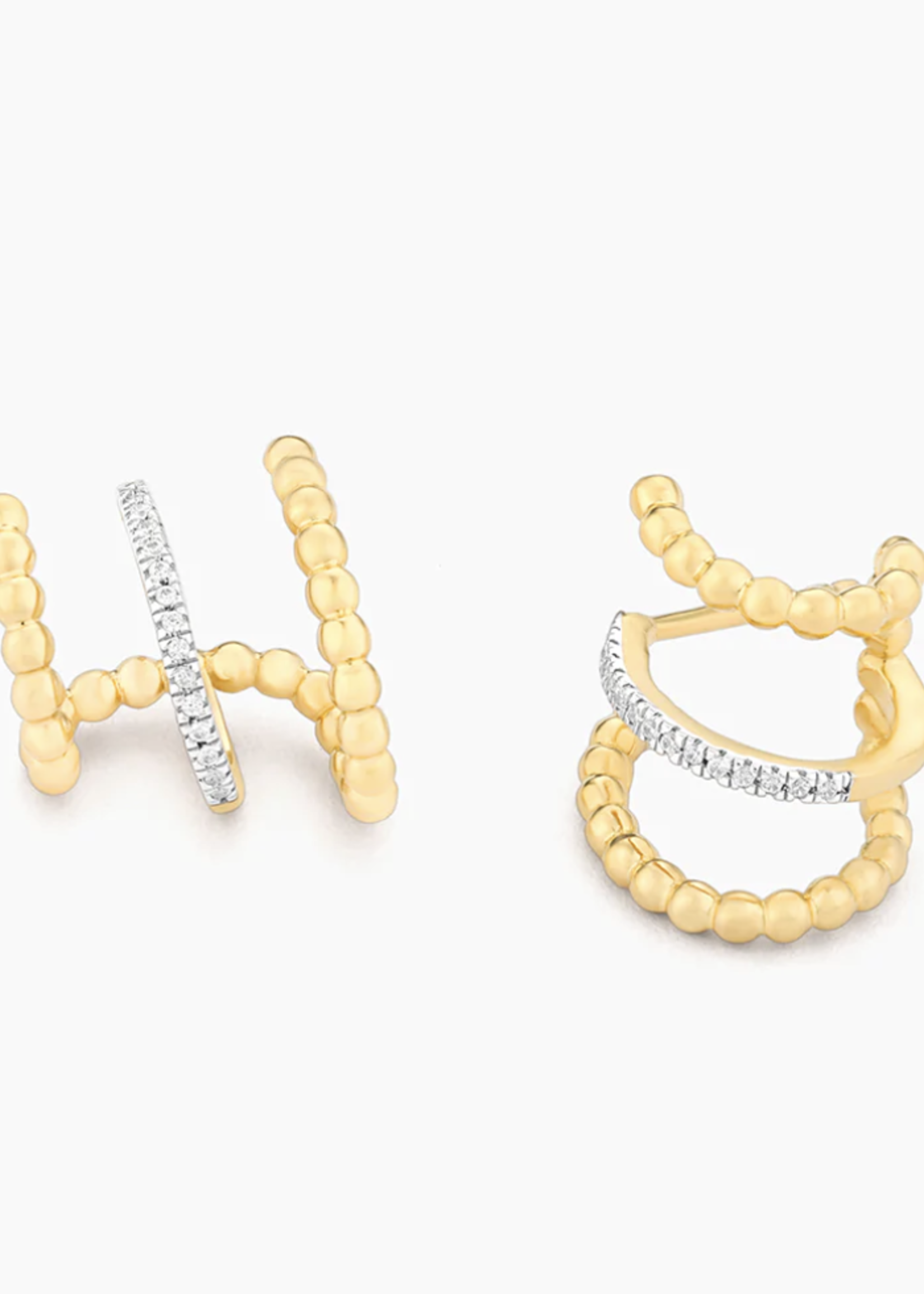 Elitaire Boutique Chart Your Course Hoop Earrings