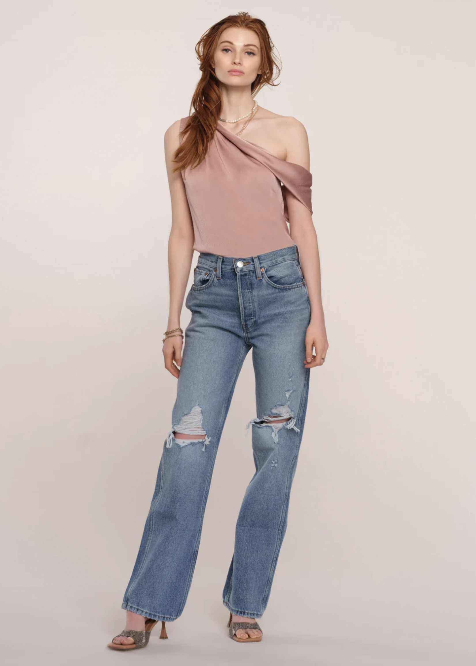 Elitaire Boutique Emmalina Top in Blush