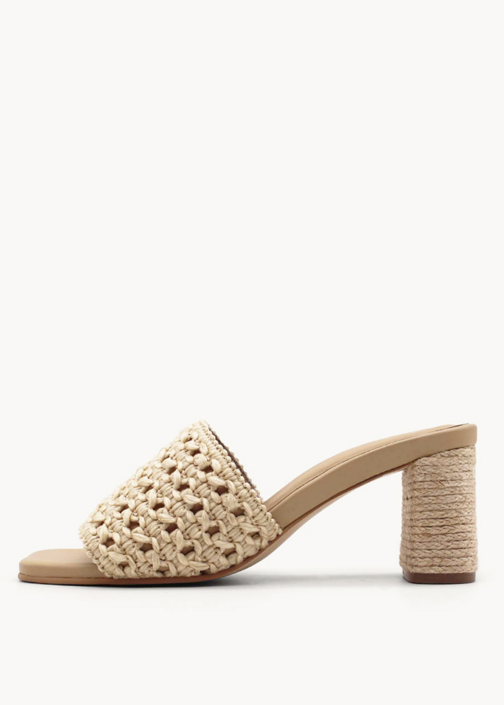 Elitaire Boutique Palma Boho Strap Heel in Natural