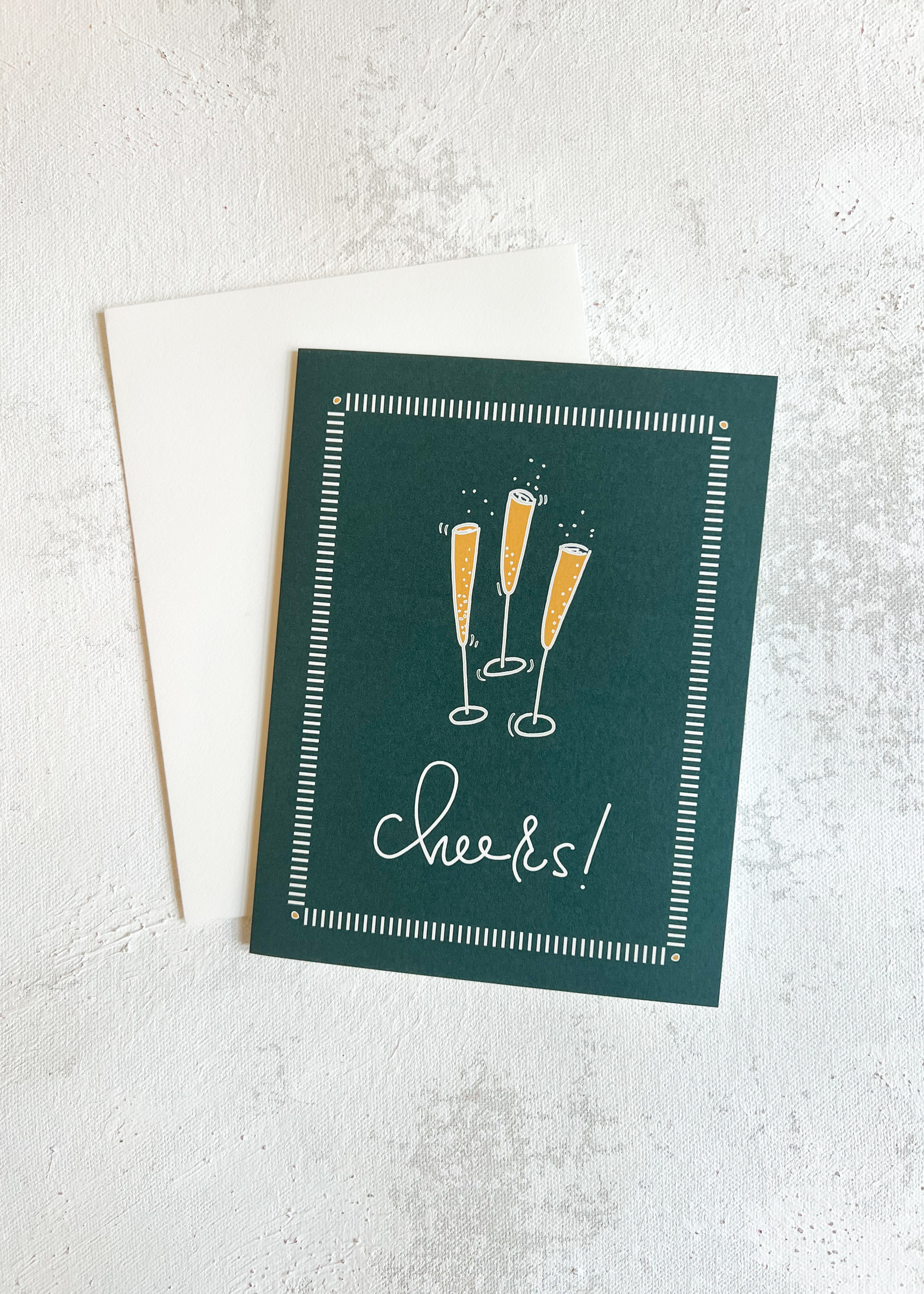 Elitaire Boutique Champagne Toast Cheers Card