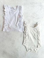 Elitaire Petite Pippin White Onesie & Tank