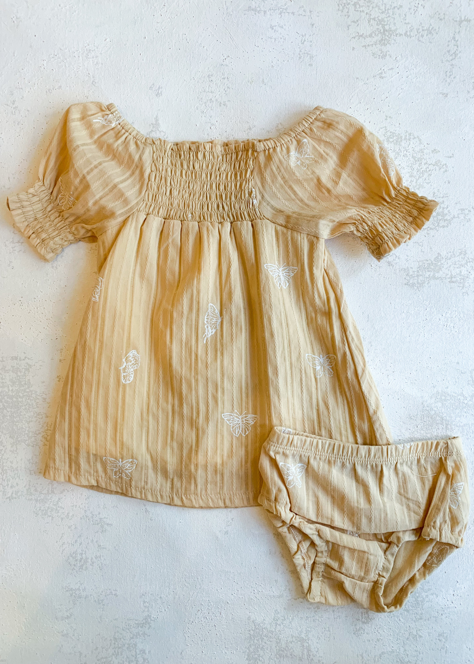 Elitaire Petite Senara Dress in Gold